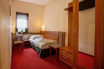 Фото номера Небольшой одноместный номер Отель Hotel Zamek Chałupki г. Chałupki 7