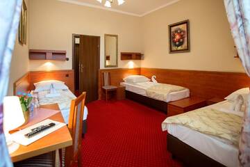 Фото номера Стандартный трехместный номер Отель Hotel Zamek Chałupki г. Chałupki 10